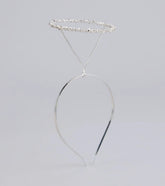 Angelic Glow Rhinestone Halo Headband